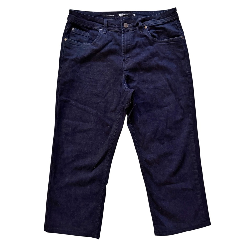 Barbell Apparel Relaxed Athletic Fit Jeans Size 36 x 26” Short Inseam Dark Wash